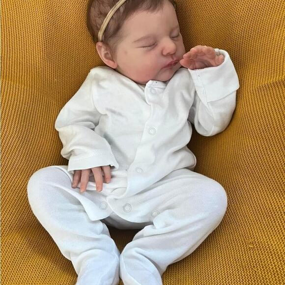I-Cradle 30 Inch Realistic Handmade Sleeping Reborn Doll - Picture 1 of 7